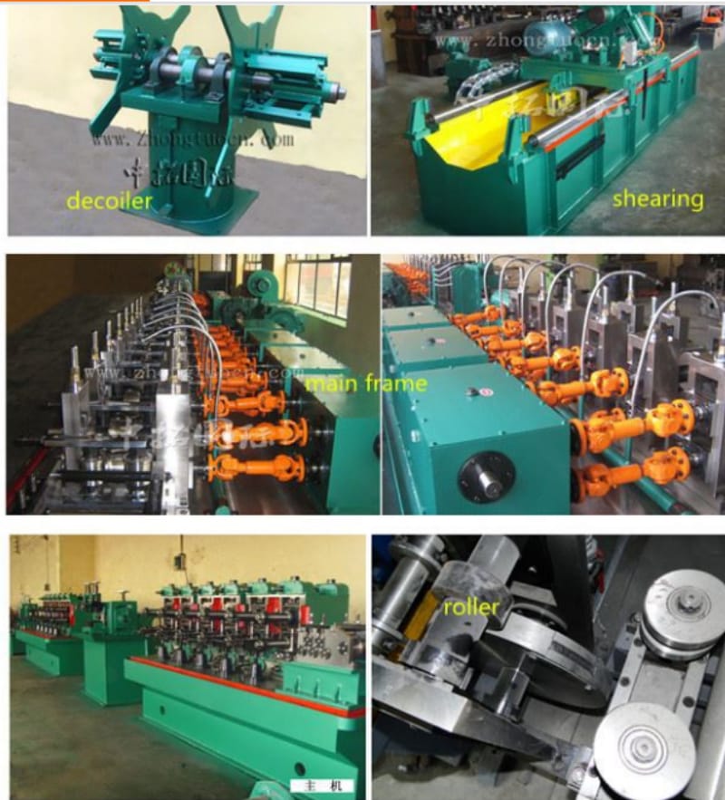 中拓自动高速焊管机生产线