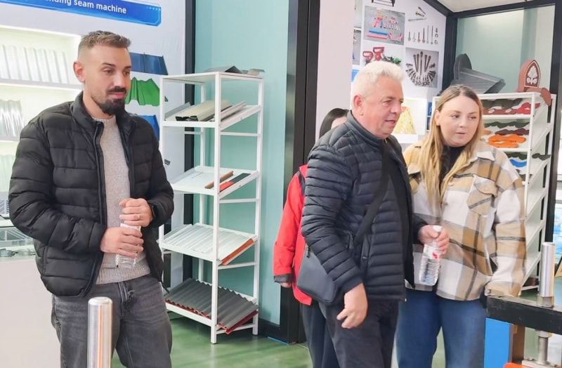 多国客户组团考察中拓冷弯！全球集采中心联动世界，共拓合作新局