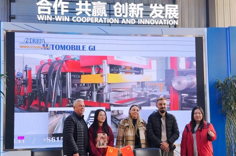 多国客户组团考察中拓冷弯！全球集采中心联动世界，共拓合作新局